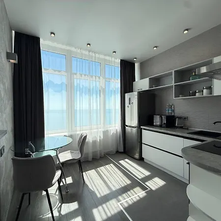 каманина прямой вид моря, аркадия Apartment Odessa